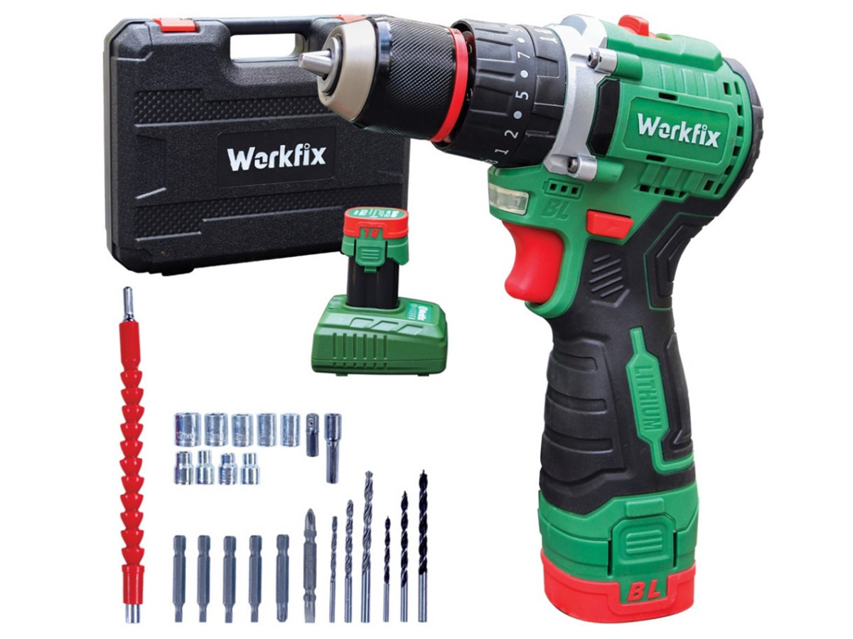 Bộ máy khoan pin Workfix 16.8V WF-ID1610BL