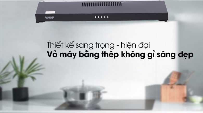 Máy hút mùi âm tủ Sunhouse SHB6118B