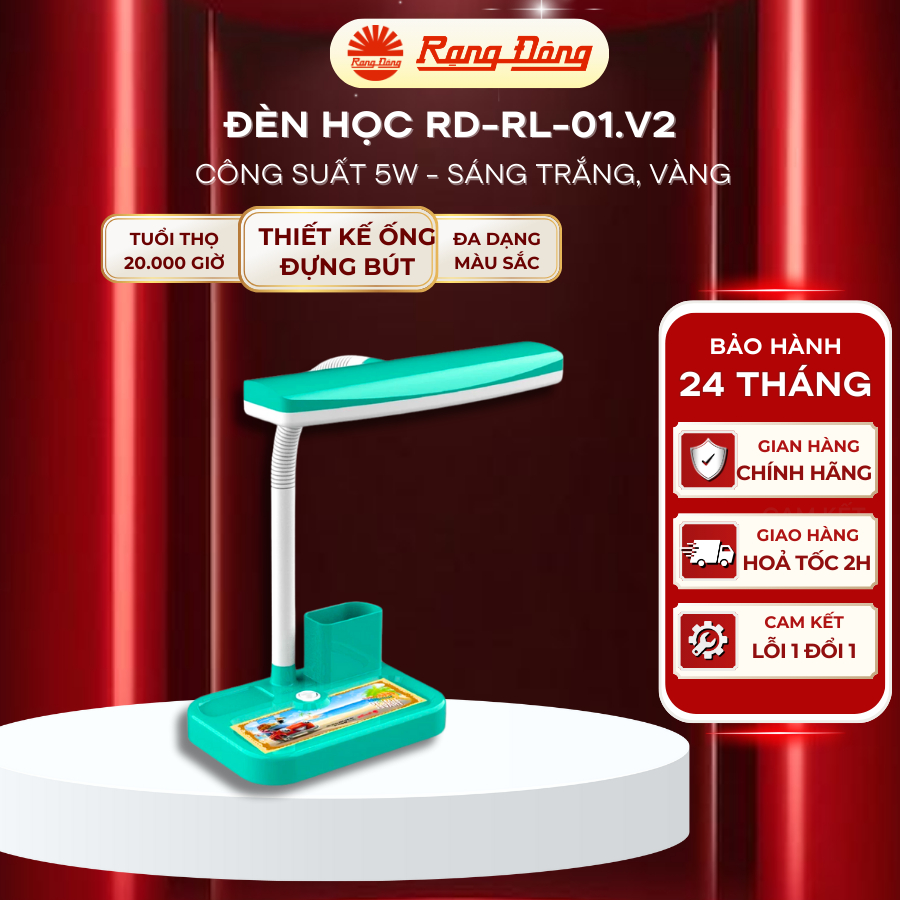 Đèn LED Bàn Học Chống Cận 5W RD-RL-01.V2