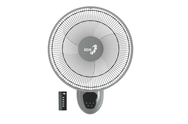  Quạt Treo Tường Asia VY377092 (Remote) - Xám