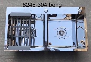 Chậu INOX 8245-304 Đều Bóng