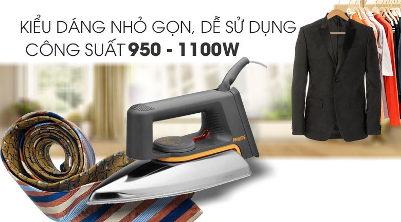 Bàn ủi khô Philips HD1172 1100W