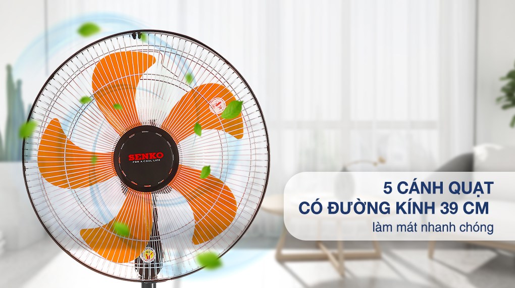 Quạt đứng Senko 5 cánh DTS1609 60W