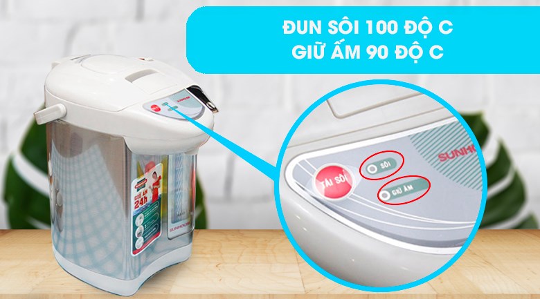 Bình thủy điện Sunhouse SHD1533 3.3 lít
