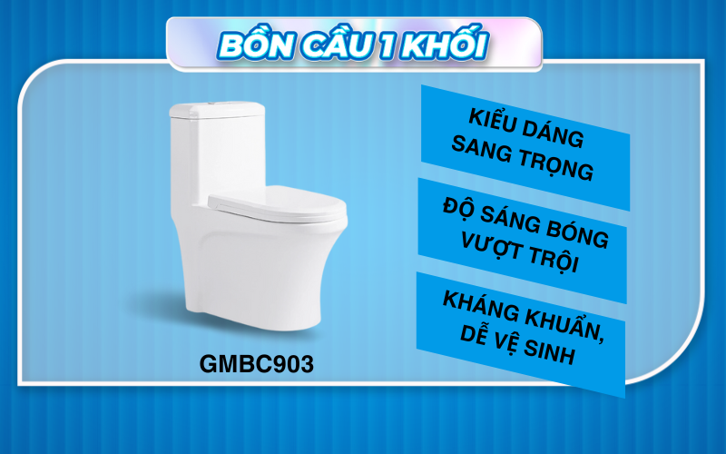 Bồn cầu liền khối GAMA GMBC903