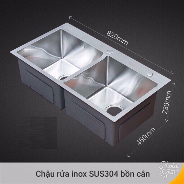 Chậu INOX 8245-304 Đều Mờ