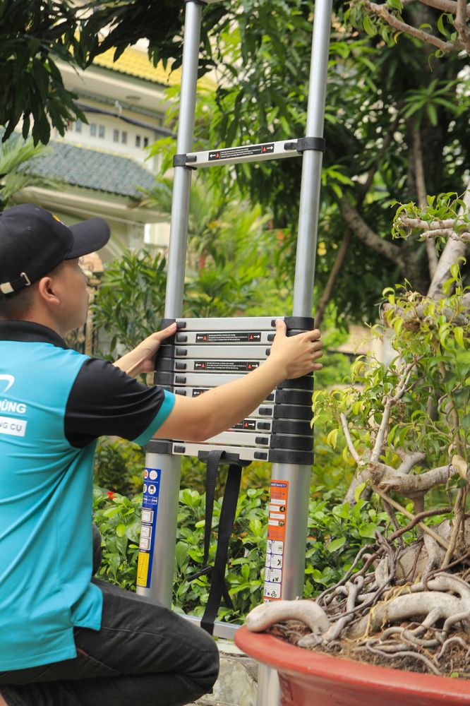  Thang nhôm rút đơn 4.4m Đông Á DA-N44