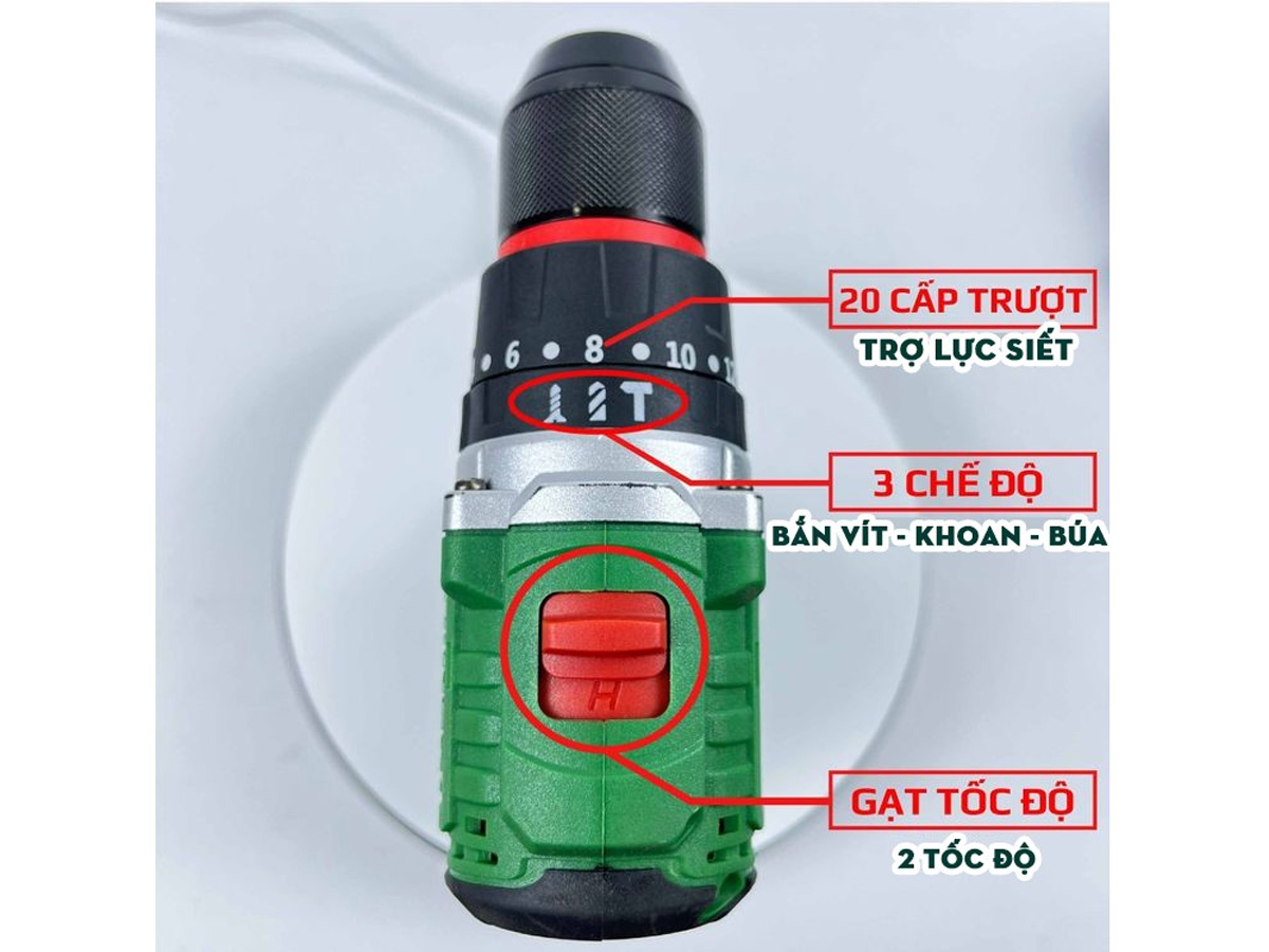 Bộ máy khoan Workfix WF-ID2110BL