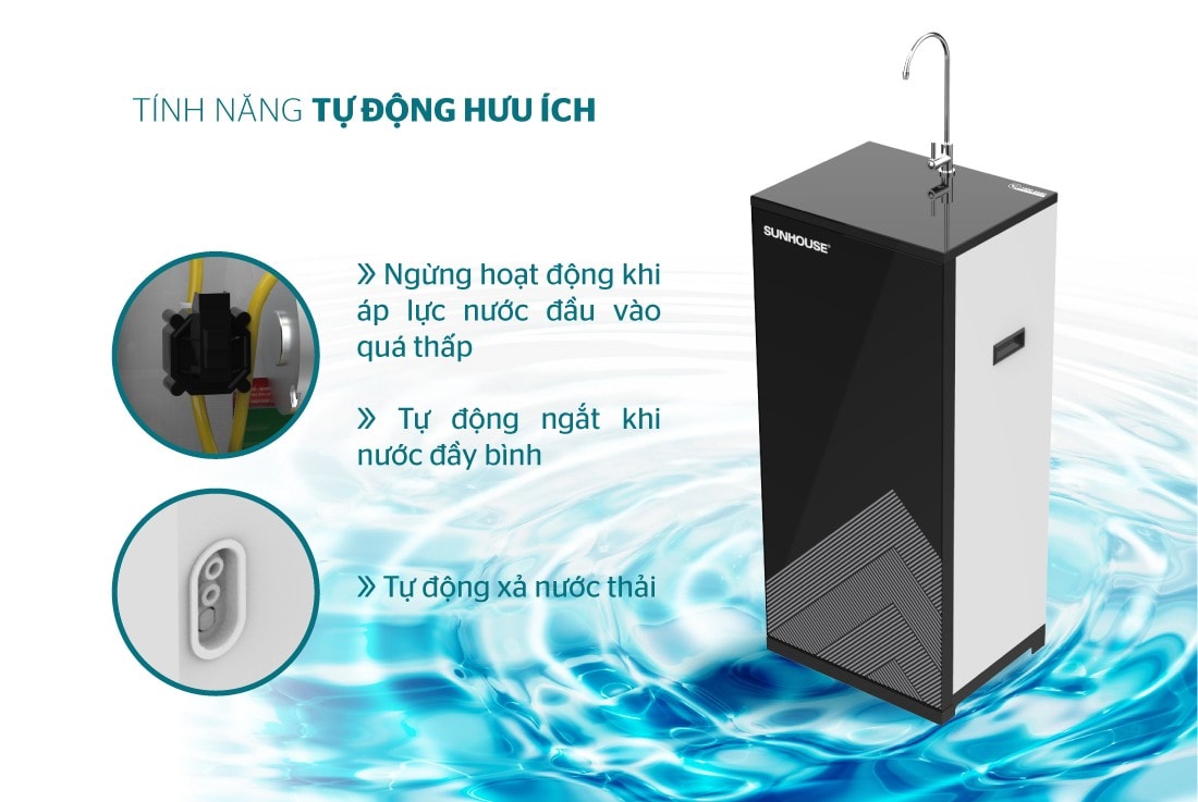 Máy lọc nước RO 7 cấp SHA8868K Sunhouse