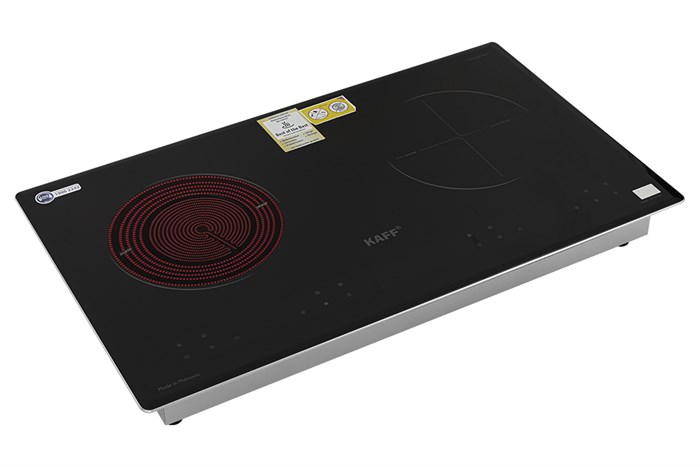 KF-073IC Bếp âm kính 01 từ + 01 hồng ngoại KAFF