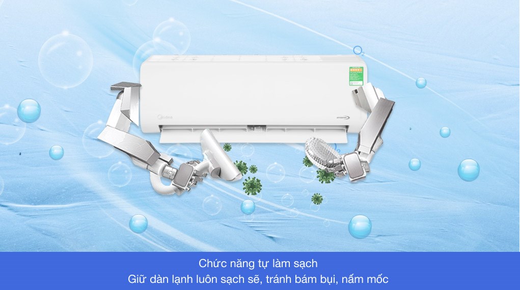 Máy lạnh Midea Inverter 1 HP MSAG-10CRDN8