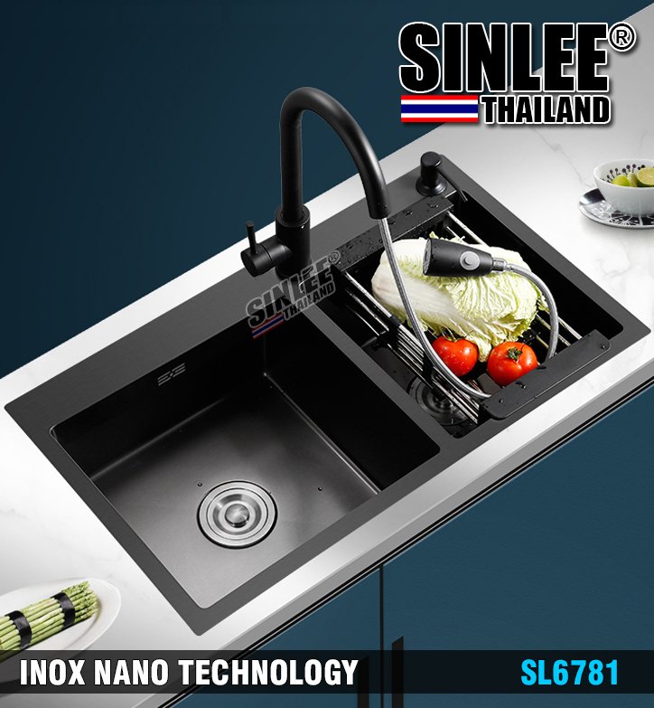 Chậu INOX 8245 NANO Đều