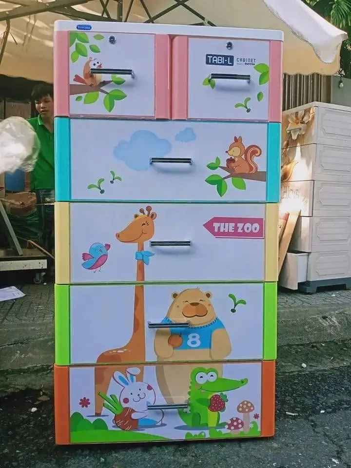 Tủ nhựa Duy Tân Mina 5 tầng (Vườn thú)