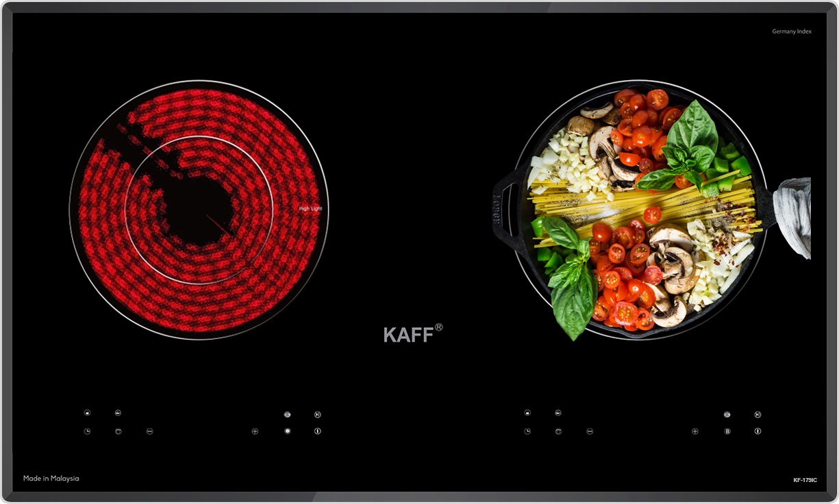 Bếp từ kết hợp hồng ngoại Kaff KF - 179IC