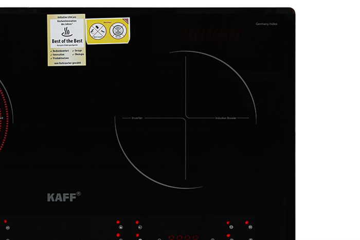 KF-073IC Bếp âm kính 01 từ + 01 hồng ngoại KAFF