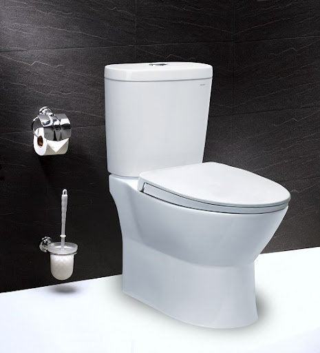 Bàn cầu 2 khối nắp rơi êm CD1320 CAESAR